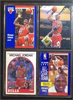 (4) Mint Michael Jordan Basketball Cards