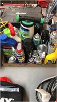 BX OF SHOP CHEMICALS, WEED KILLER, SPRAY PAINT,