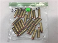 25 Rounds 357 Mag Ammo Hollow Points