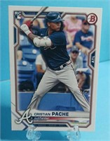 OF)  Bowman Cristian Pache Rookie card