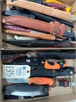 Knives for hunting and fishing purposes