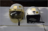 203: (2) bon aire helmets size XL and S