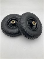 Set of 2 Tires 10" Heavy Duty Tire for Hand Truck,