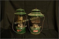 Set of Two Coleman Propane Lanterns