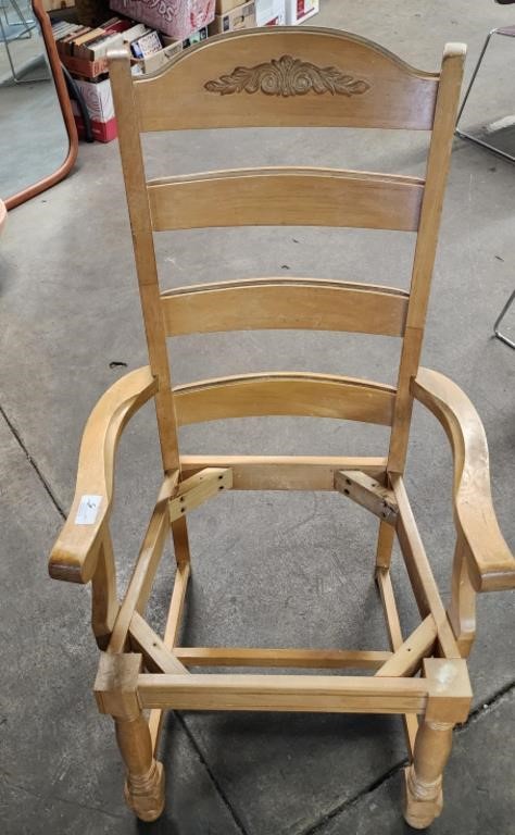 Wooden Highback Chair