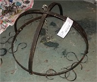 Hanging Pot Utensil Holder Hooks Rustic Decor