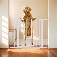 Mumeasy 36" High Extra Tall Baby Gate with Cat Doo