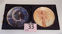 2 COLLECTIBLE BARBIE PLATES "GODDESS OF THE SUN"