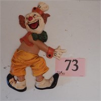 VINTAGE CLOWN WALL PLAQUE BY HOMCO 12"