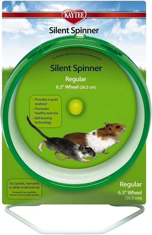 Kaytee Hamster Silent Spinner 6-1/2-Inch Regular E