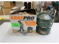 LEAF PRO COLLECTION SYSTEM- LIKE NEW IN BOX AND CO