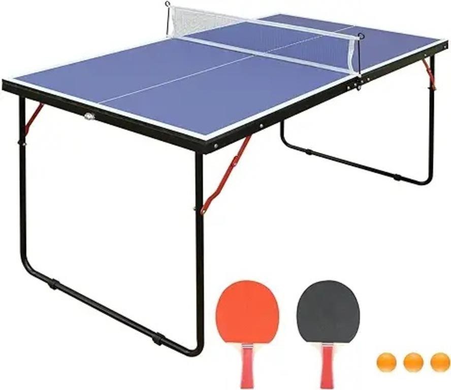 Miscoos Table Tennis Table Foldable & Portable