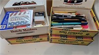Cigar Boxes with Office Supplies