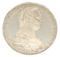 1780 AUSTRIAN THALER SILVER COIN UNC