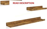 Floating Shelves Wall Mounted Set of 3  24 Inch Br