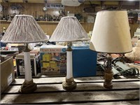 Group of 3 Table Lamps