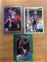 Lot of 3 1990-2022 Dennis Rodman NBA cards