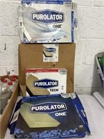 Lot of 4 Purolator Air filters (1) Purolator One