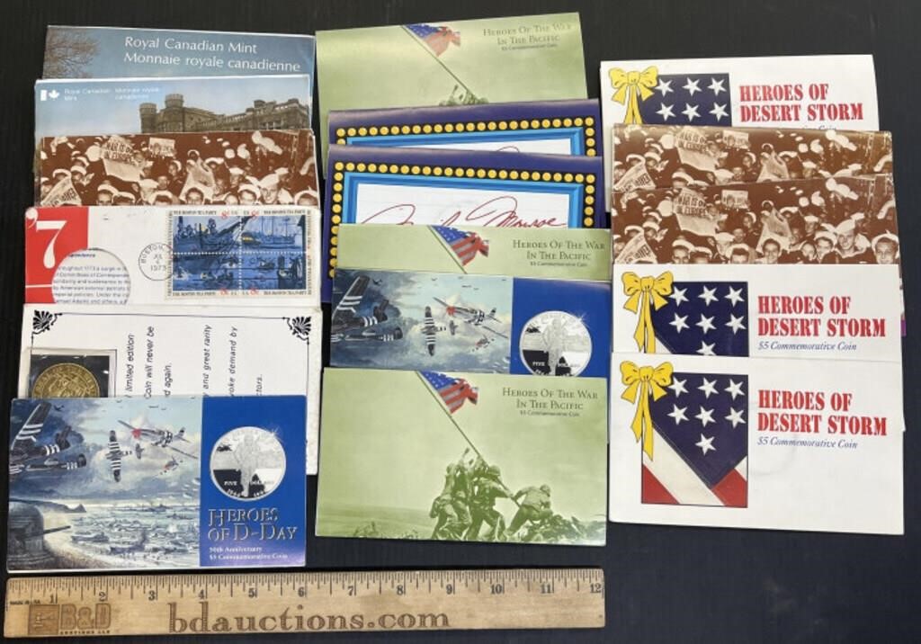 Commemorative Military Coin Collection