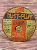 Dust-Puff Adv. Tin