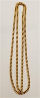 (H) 10kt Yellow Gold Necklace (24" long) (13.0