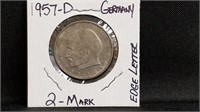 1957-D Germany 2 Mark