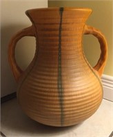 10.5" double handle Pfaff pottery ewer