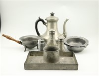 Estate Lot Pewter Items