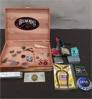 Belmondo Cigar Box (Dovetailed) w/ Harmonica,