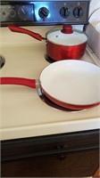 2 Pc Red Cookware