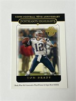2005 Topps Tom Brady 50th Anniversary #360
