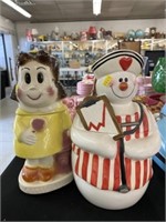 (2) Character Form Cookie Jars