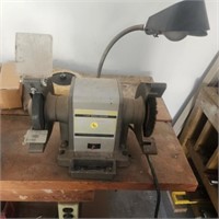1/2 HP Bench Grinder with Light
