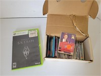 Xbox 360 game & box of cards