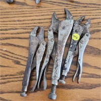 3 Pair of Vice Grips