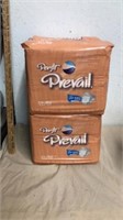 4 packages of prevail underwear size xl