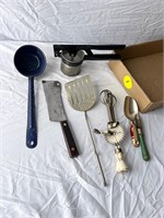 Box of Kitchen Utensils