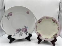 2 LOVELY PLATES