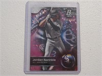 2023 BOWMAN PLATINUM JORDAN SPRINKLE /199