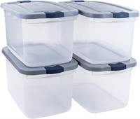 Rubbermaid 66 Qt Storage Containers  4 Pack