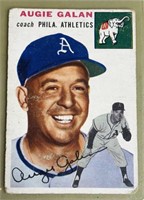 1954 Topps #233 PHI Athletics Augie Galan Card