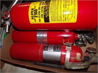 FOUR(4) FIRE EXTINGUISHERS