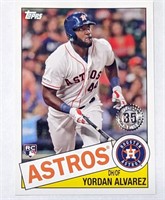 2020 Topps 1985 Yordan Alvarez Card #85-50