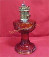 Vtg Aladdin Amber Oil Lamp without Chimney