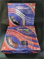 Rope Lights - Red & Red, White & Blue