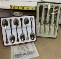 Coffee spoons and spreaders