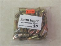 Bag Of 50 9mm Luger Hollow Point Ammo