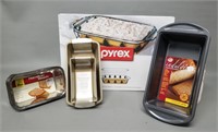 Pyrex Baking Dish Assorted Loaf Pans *ALL NEW*