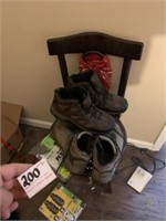 Boots - Size 10.5 and Chair