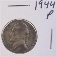 1944 P Jefferson Silver War Nickel